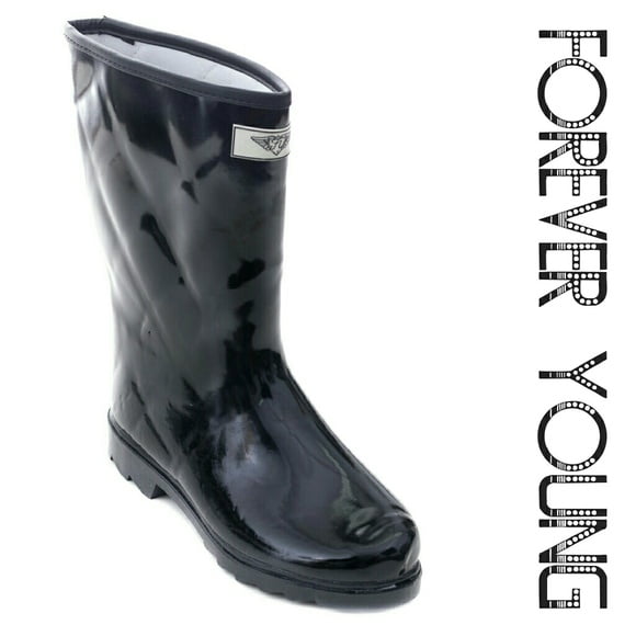 Wide-Calf Rain Boots